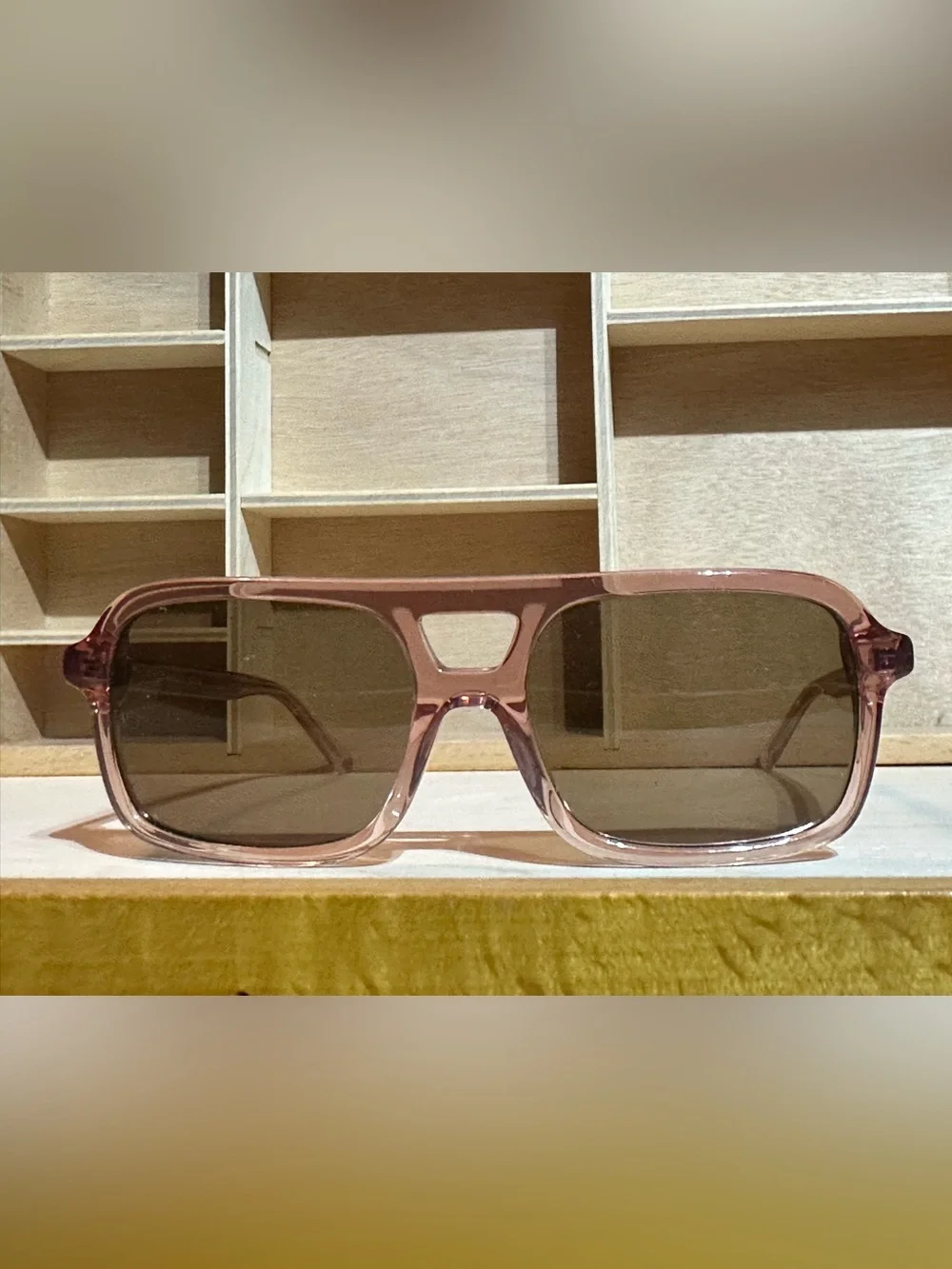 Crap Eyewear Light Pink Space Ranger Sunglasses